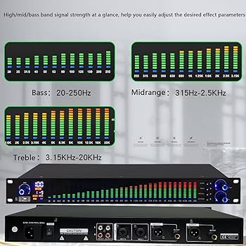 Amazon.co.jp: オーディオデジタルEQイコライザー、10の